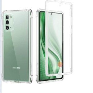 Clear Case for Samsung Galaxy Note 20 (Only) 6.7-inch Built-in screen protector